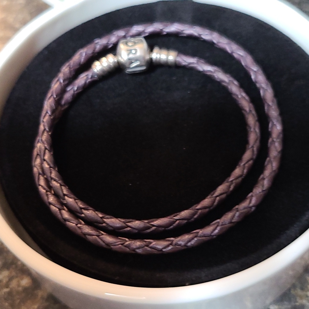 Pandora leather bracelet